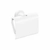 Tecno Project White Toilet Roll Holder With Flap - Origins Living 1 Tecno Project White Toilet Roll Holder With Flap - Origins Living -Burlington Bath Shop 166169 tecno project white toilet roll holder with flap