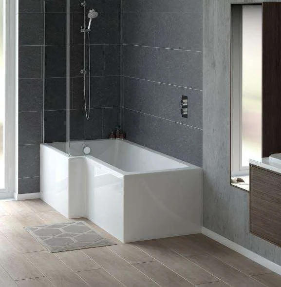 Tissino Lorenzo Reinforced Shower Bath LH - 1700 X 700mm 3 Tissino Lorenzo Reinforced Shower Bath LH - 1700 X 700mm