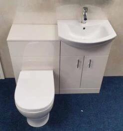 Polar White Bathroom Furniture Pack Inc Toilet Pan, Seat & Basin -Burlington Bath Shop 20210820 142537 resized