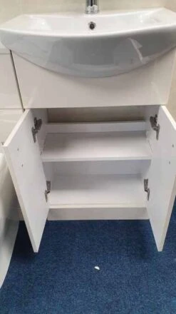 Polar White Bathroom Furniture Pack Inc Toilet Pan, Seat & Basin -Burlington Bath Shop 20210820 142658 resized