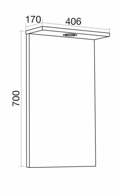 Elation Ikoma 450mm Bathroom Mirror Unit - Pearl Grey Matt 4 Elation Ikoma 450mm Bathroom Mirror Unit - Pearl Grey Matt - Image 2