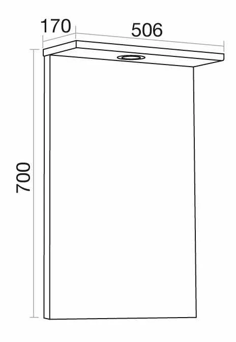 Elation Ikoma 550mm Bathroom Mirror Unit - Pearl Grey Matt 4 Elation Ikoma 550mm Bathroom Mirror Unit - Pearl Grey Matt - Image 2
