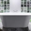 Beaufort Margravine 1660 X 730 Grey Freestanding Bath -Burlington Bath Shop 33.0002 1