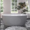 Beaufort Wandsworth 1495 X 725 Grey Freestanding Bath