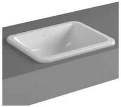VitrA S20 Countertop Square Inset Counter Top Basin 500 X 370mm