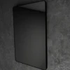 HiB Trim Curve 50 Black Bathroom Mirror -Burlington Bath Shop 62030000