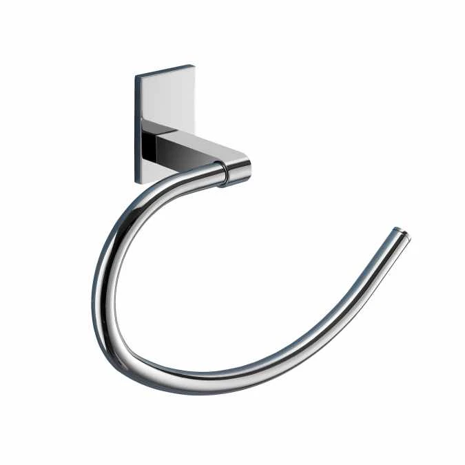 Maine Towel Ring - Chrome - Origins Living 3 Maine Towel Ring - Chrome - Origins Living