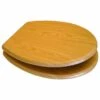 MDF Wood Design Toilet Seat - Antique Pine - Euroshowers -Burlington Bath Shop 98108096 origpic 436c90