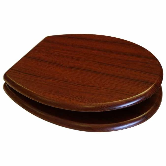 MDF Wood Design Seat In Walnut (Dark Brown) - Euroshowers 3 MDF Wood Design Seat In Walnut (Dark Brown) - Euroshowers