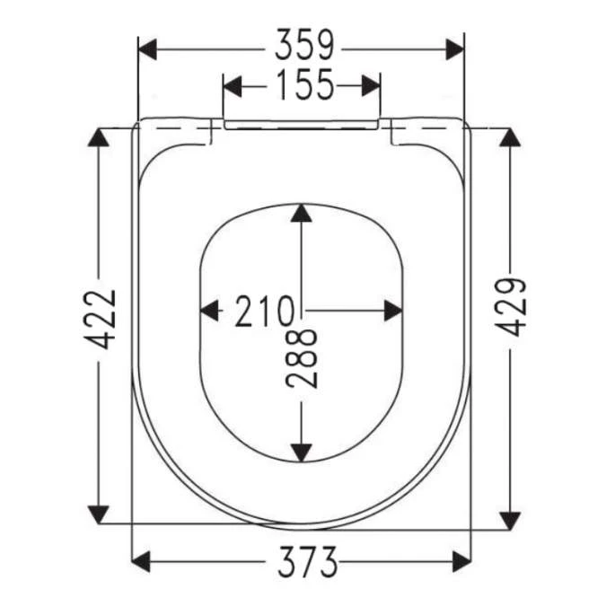 Villeroy & Boch Architectura Toilet Seat Soft Close 4 Villeroy & Boch Architectura Toilet Seat Soft Close - Image 2