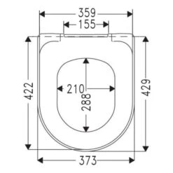 Villeroy & Boch Architectura Round Wall Mounted Toilet Bundle 14 Villeroy & Boch Architectura Round Wall Mounted Toilet Bundle -Burlington Bath Shop 98M9C101 tech 1