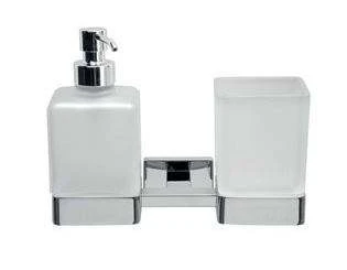 Inda Lea Double Tumbler And Soap Dispenser A1810D 3 Inda Lea Double Tumbler And Soap Dispenser A1810D