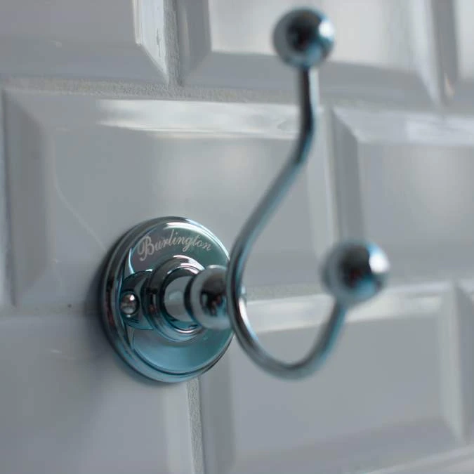 Burlington Double Robe Hook 60 X 105 X 120mm 4 Burlington Double Robe Hook 60 X 105 X 120mm - Image 2