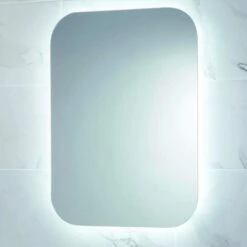 Aurora Back-Lit LED Bathroom Mirror With Shaver Socket - 600 X 1200mm