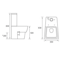 Allier Bathroom Suite, Basin, Close Coupled WC & 1700mm Bath 14 Allier Bathroom Suite, Basin, Close Coupled WC & 1700mm Bath -Burlington Bath Shop Allier cc tech
