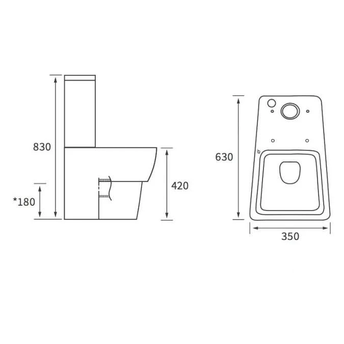 Allier Bathroom Suite, Basin, Close Coupled WC & 1700mm Bath 8 Allier Bathroom Suite, Basin, Close Coupled WC & 1700mm Bath - Image 6