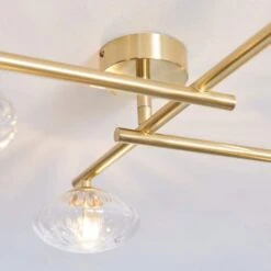 Allier Ceiling Light - Brushed Brass -Burlington Bath Shop Allier Ceiling Light Lifestyle2