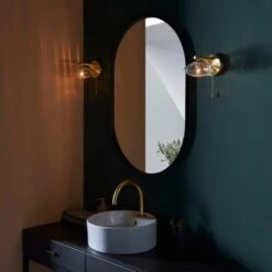 Allier Wall Light - Brushed Brass -Burlington Bath Shop Allier Wall Light Lifestyle3