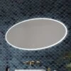 HIB Arena 120 Ambient Oval LED Bathroom Mirror 600 X 1200mm -Burlington Bath Shop Arena 120