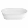 Clearwater Florenza Clear Stone Countertop Basin - 550 X 350 - B11ECS -Burlington Bath Shop B11E