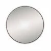 Docklands 800mm Matt Black Round Framed Mirror - Origins Living -Burlington Bath Shop B375530 docklands round mirror 60 black frame
