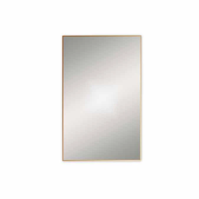 Docklands 500 X 800 Brushed Brass Rectangular Mirror - Origins Living 3 Docklands 500 X 800 Brushed Brass Rectangular Mirror - Origins Living