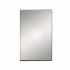 Docklands 1200 X 700 Matt Black Rectangular Mirror- Origins Living