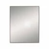 Docklands 800 X 1000 Matt BlackRectangular Mirror - Origins Living -Burlington Bath Shop B375592 docklands rectangular mirror 80 black frame