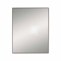 Docklands 800 X 1000 Matt BlackRectangular Mirror - Origins Living