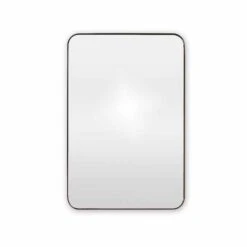 City Black Rectangular Mirror 500 X 750 - Origins Living