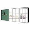 City Black Rectangular Mirror 1500mm - Origins Living -Burlington Bath Shop B375615 city mirror 160 black cutout