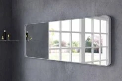 City White Rectangular Mirror 1500mm - Origins Living -Burlington Bath Shop B375646 city mirror 160 white lifestyle B 1