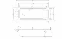 Bayswater Bathurst 1700 X 700mm Single Ended Bath 21 Bayswater Bathurst 1700 X 700mm Single Ended Bath -Burlington Bath Shop BAYB107 tech