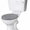 Bayswater Porchester Traditional Close Coupled Toilet - Flush Handle -Burlington Bath Shop BAYC106