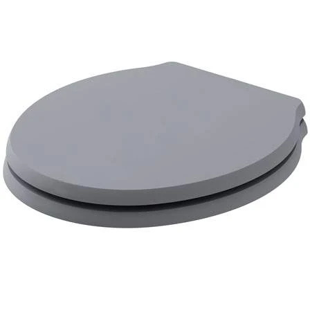 Bayswater Porchester Traditional Soft Close Toilet Seat - Plummett Grey 3 Bayswater Porchester Traditional Soft Close Toilet Seat - Plummett Grey