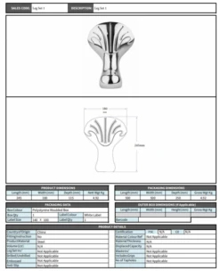 Mistley Roll Top Bath - 1700 X 750 - Bespoke Colour By BC Designs 19 Mistley Roll Top Bath - 1700 X 750 - Bespoke Colour By BC Designs -Burlington Bath Shop BC Designs Feet Set 1 Specification