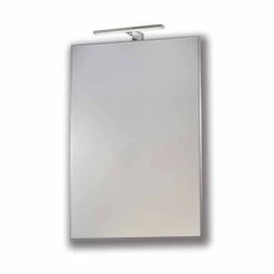 Metro 60 Framed Mirror 600 X 800mm - Polished Frame - Origins Living -Burlington Bath Shop BR 8060 1135 S metro mirror polished frame with light