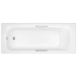 Bali 1500 X 700mm Single Ended Bath With Grips & Textured Base