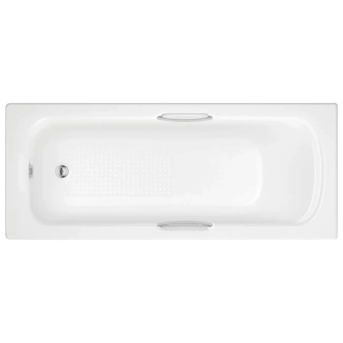 Bali 1700 X 700mm DOUBLECAST Single Ended Bath With Grips & Textured Base 3 Bali 1700 X 700mm DOUBLECAST Single Ended Bath With Grips & Textured Base