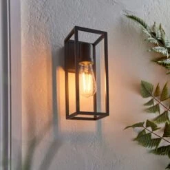 Barbary Wall Light - Matt Black -Burlington Bath Shop Barbary Wall Light Lifestyle5