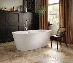 The White Space Como Freestanding Bath 1500 X 750mm