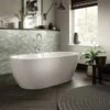 The White Space Senna Freestanding Bath 1555 X 750mm -Burlington Bath Shop Barwick Senna 1