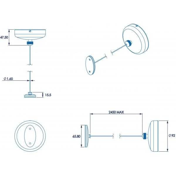 Britannia Rectractable Clothes Line - Croydex 4 Britannia Rectractable Clothes Line - Croydex - Image 2