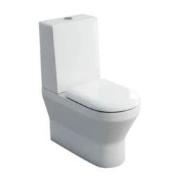 Britton Curve 2 4 Piece Rimless Toilet & Basin Set -Burlington Bath Shop Britton Curve Close Coupled WC and One Piece Cistern
