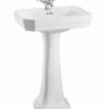 Burlington Victorian 56cm Basin & Pedestal 1 Burlington Victorian 56cm Basin & Pedestal -Burlington Bath Shop Burlington B2 P1 Victorian 56cm Basin and Pedestal 1TH