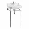 Burlington Edwardian 56cm Basin & Wash Stand -Burlington Bath Shop Burlington Wash Stand T22A Rubberduck Bathrooms