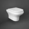RAK Compact Wall Hung Pan & Seat 2 RAK Compact Wall Hung Pan & Seat -Burlington Bath Shop COMWHPAN HF SC