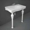 Washington Wash Basin Console 850 1 Tap Hole - RAK Ceramics -Burlington Bath Shop CONSMAL1 2
