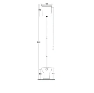 Washington High Level Cistern And WC With Soft Close Seat Greige - RAK Ceramics 5 Washington High Level Cistern And WC With Soft Close Seat Greige - RAK Ceramics - Image 3