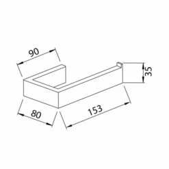 Colour Your Bathroom - Pure Toilet Roll Holder - Abacus Direct -Burlington Bath Shop Colour Your Bathroom Toilet Roll Holder Spec
